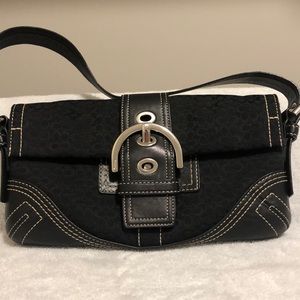 Black coach purse